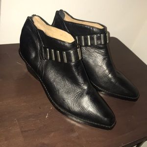 Black Franco Sarto booties